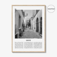 Lecce Print Black and White, Lecce Wall Art, Lecce Poster, Lecce Photo, Lecce Wall Décor, Lecce Map, Italy