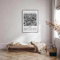 Leeds Travel B&W Poster