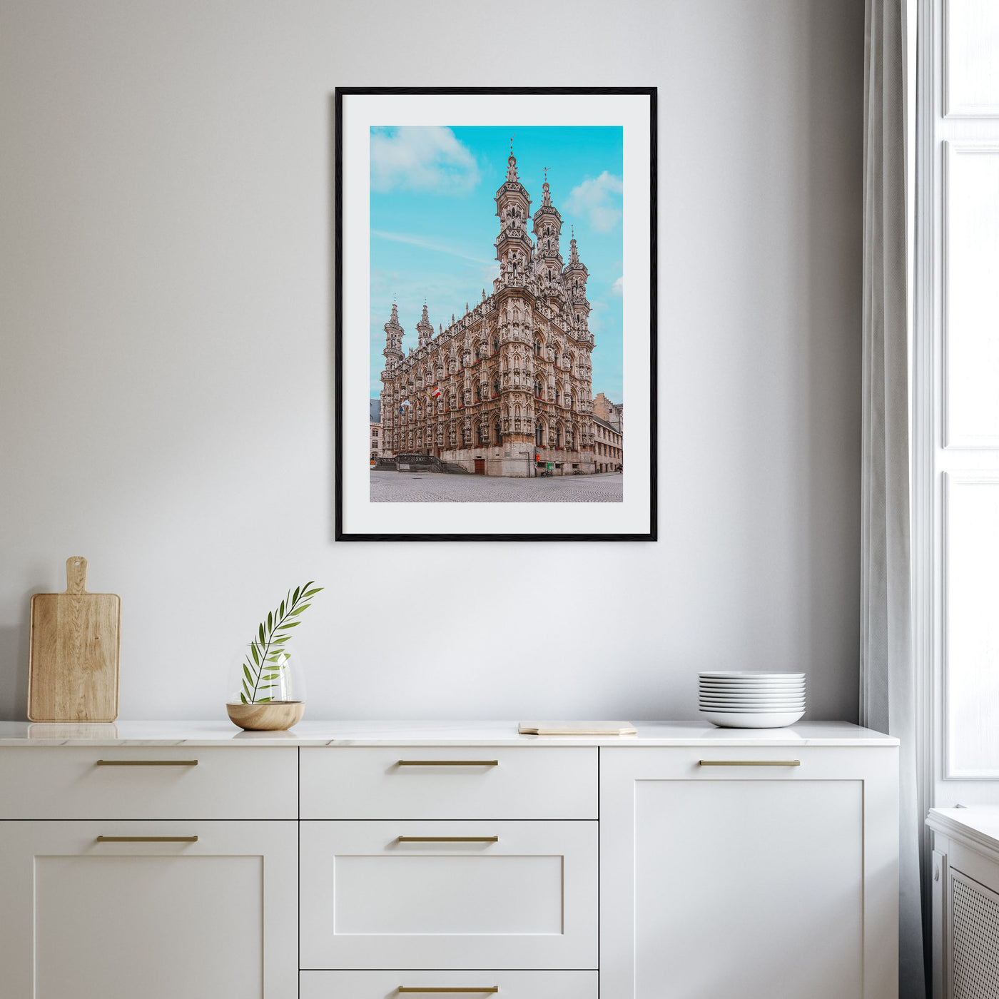 Leesburg Photo Color Poster