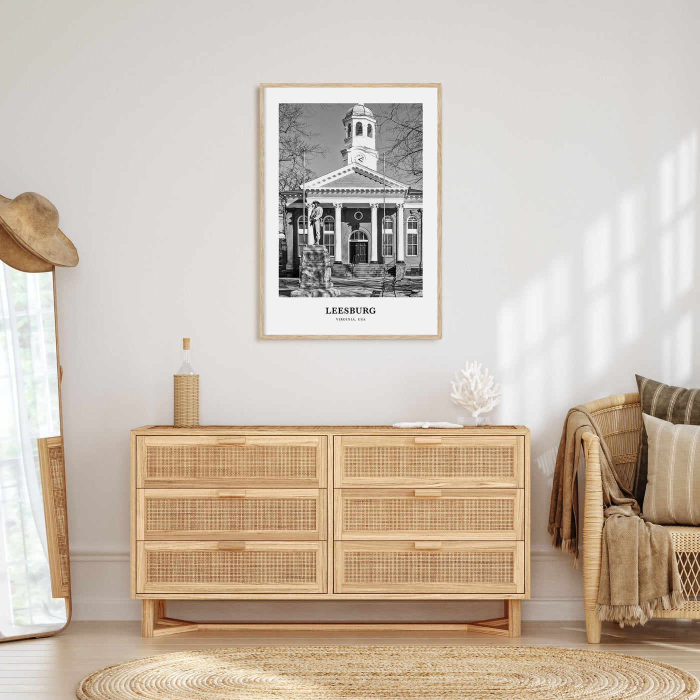 Leesburg Portrait B&W Poster