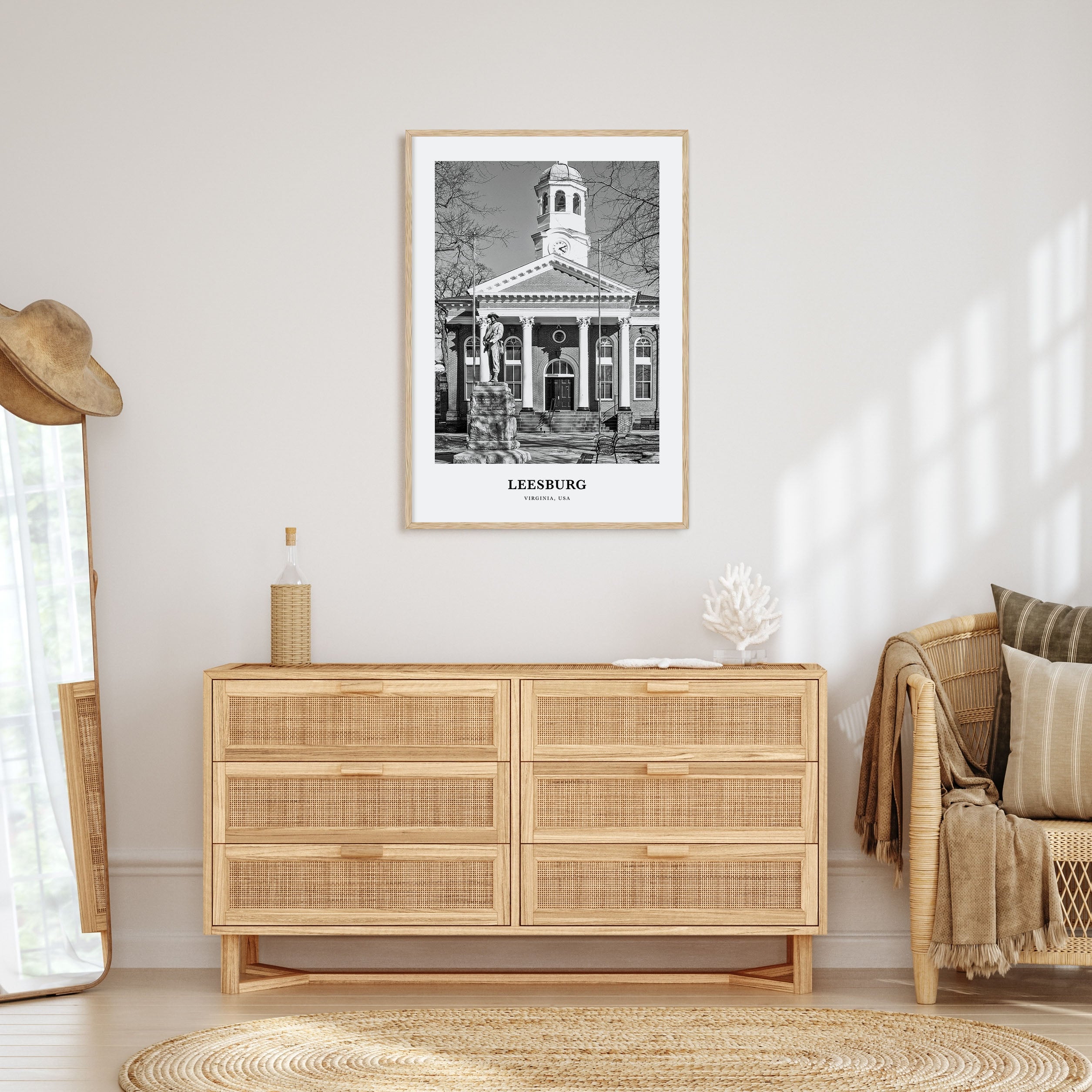 Leesburg Portrait B&W Poster