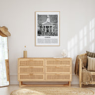 Leesburg Travel B&W Poster