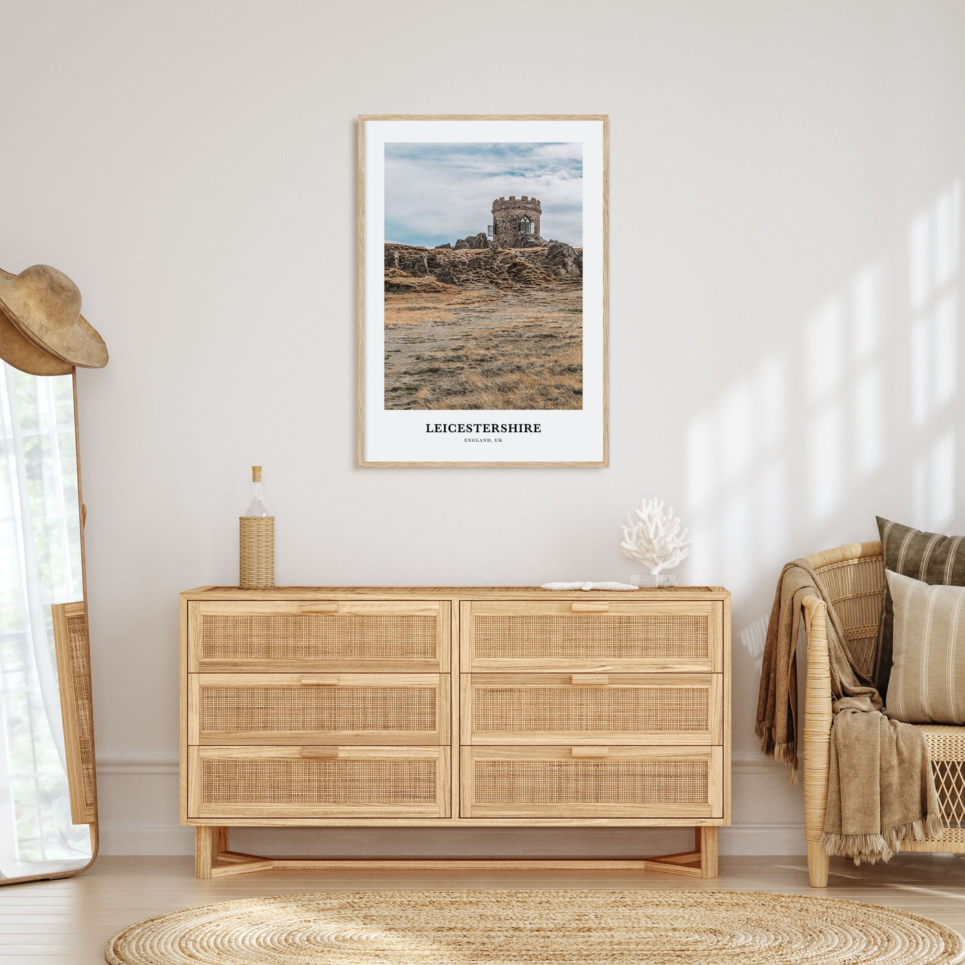 Leicestershire Portrait Color Poster