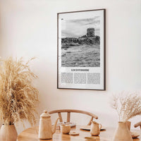 Leicestershire Print Black and White, Leicestershire Wall Art, Leicestershire Poster, Leicestershire Photo, Leicestershire Map, England, UK