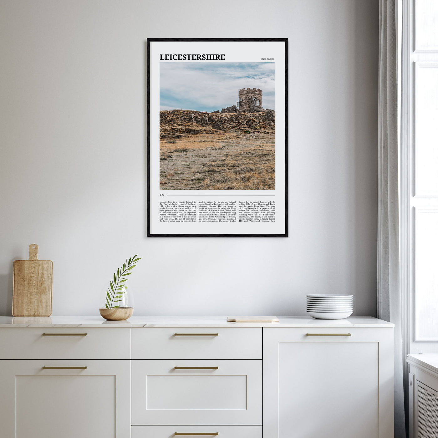 Leicestershire Travel Color Poster
