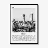 Leipzig Print Black and White, Leipzig Wall Art, Leipzig Poster, Leipzig Photo, Leipzig Wall Décor, Germany, Saxony, Deutschland