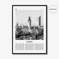 Leipzig Print Black and White, Leipzig Wall Art, Leipzig Poster, Leipzig Photo, Leipzig Wall Décor, Germany, Saxony, Deutschland