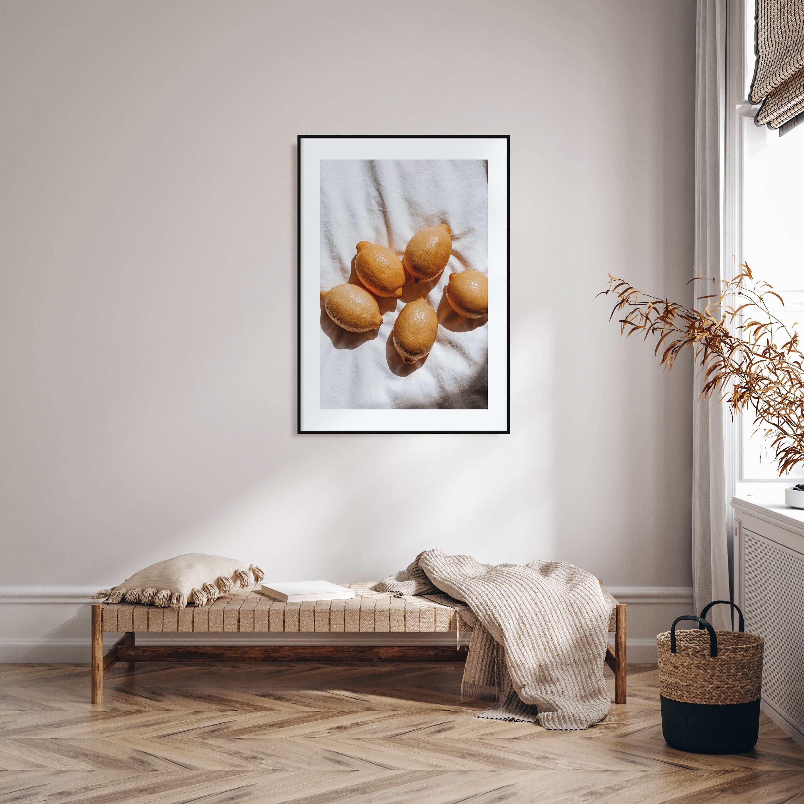 Lemons Photo Color No 2 Poster