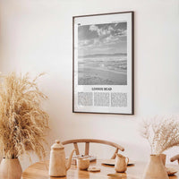 Lennox Head Print Black and White, Lennox Head Wall Art, Lennox Head Poster, Lennox Head Photo, Lennox Head Wall Décor, Lennox Head Map,