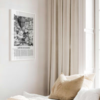 Leon De Los Aldamas Print Black and White, León Wall Art, León Poster, León Photo, León Wall Décor, León de los Aldama, Guanajuato, Mexico