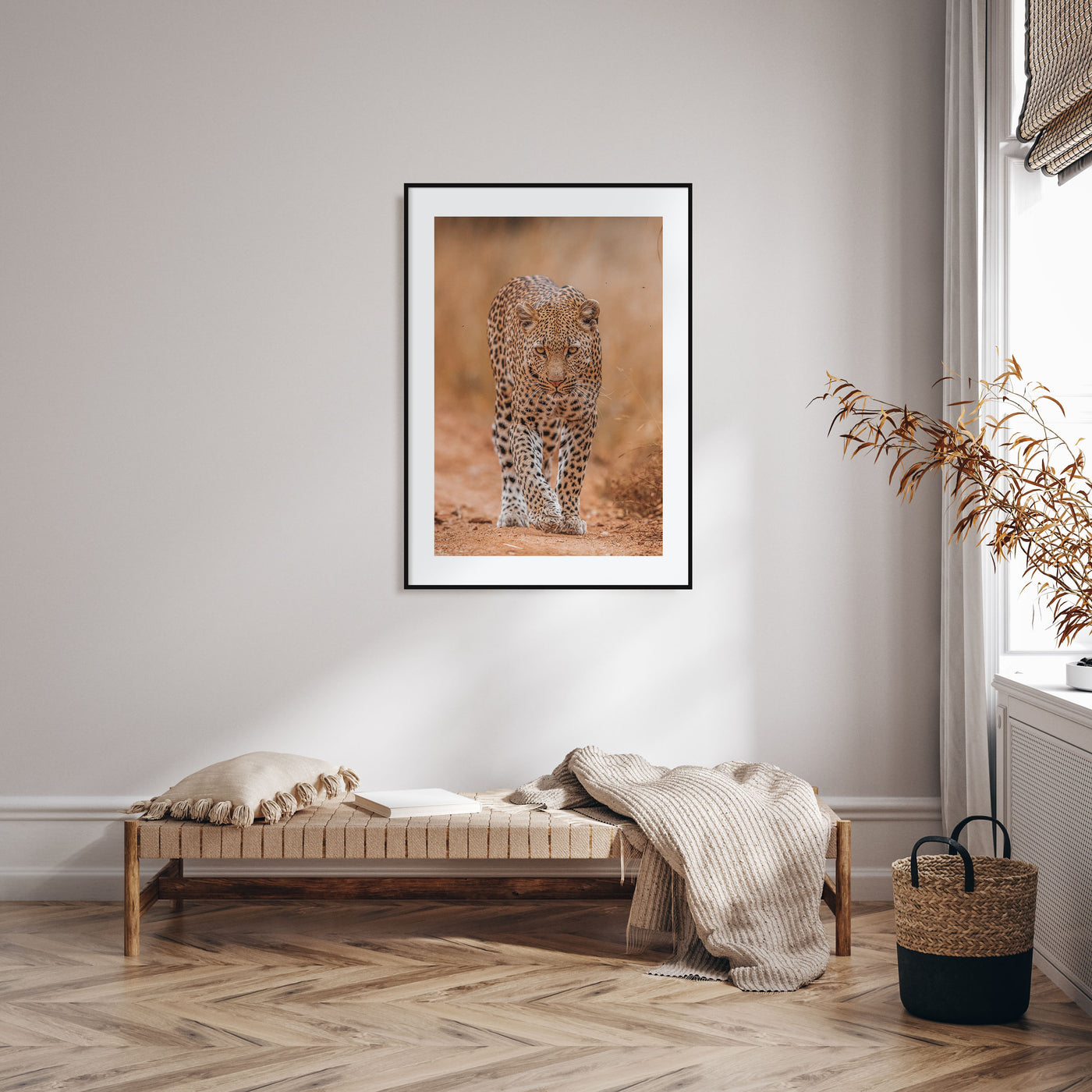 Leopard Photo Color No 2 Poster