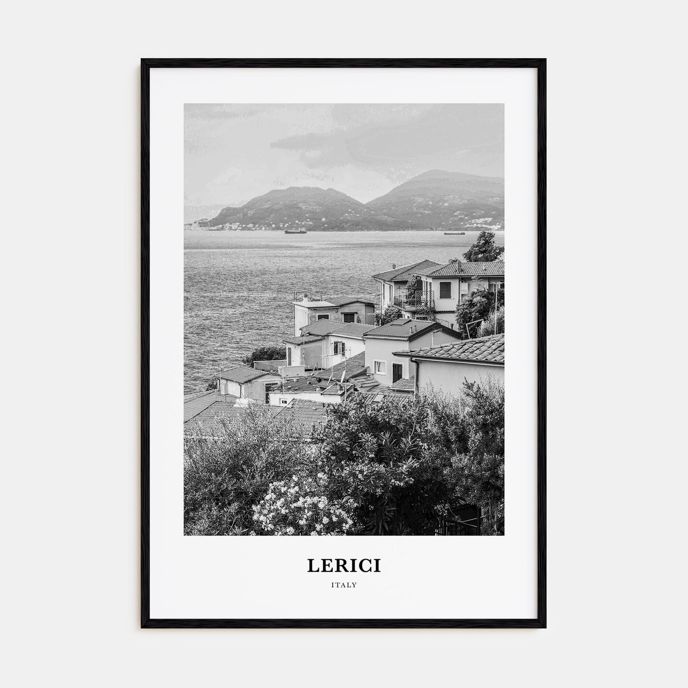 Lerici Portrait B&W Poster