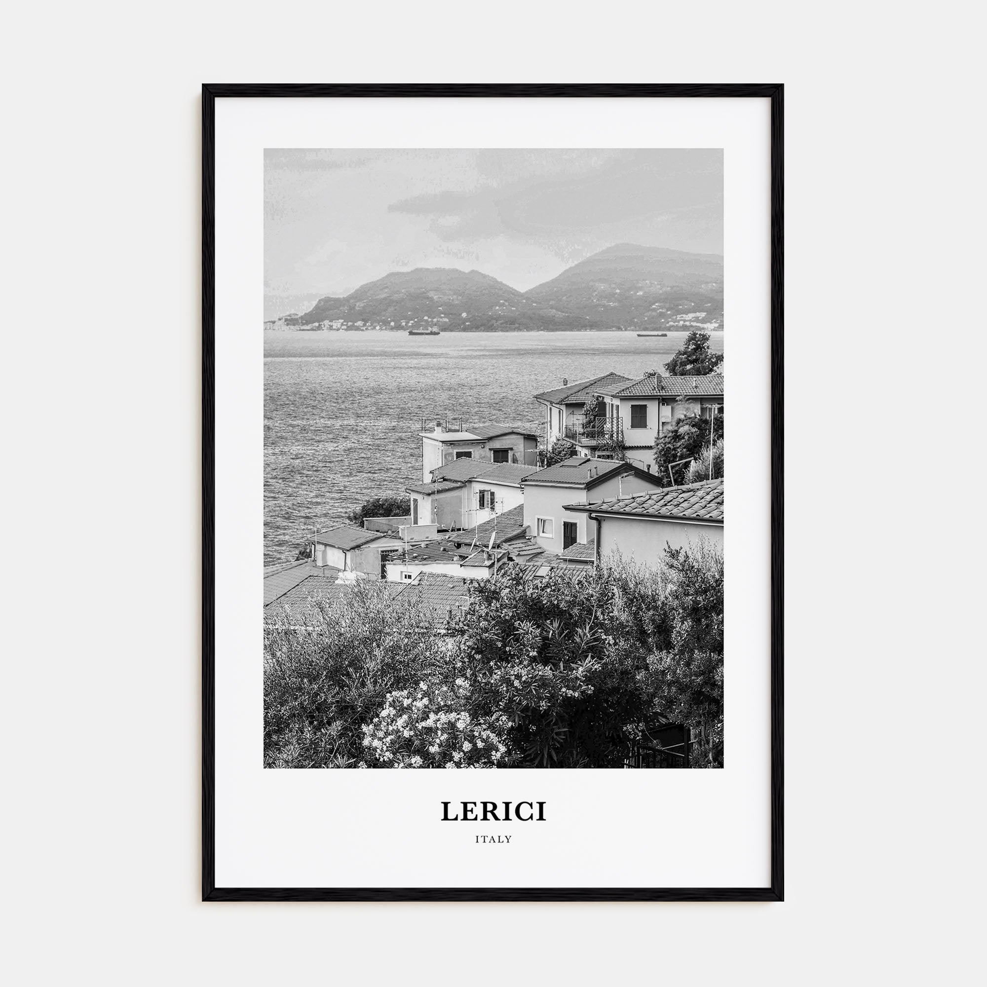 Lerici Portrait B&W Poster