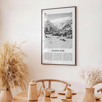 Les Deux Alpes Print Black and White, Les Deux Alpes Wall Art, Les Deux Alpes Poster, Les Deux Alpes Photo, Les Deux Alpes Décor, France