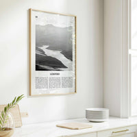 Lesotho Print Black and White, Lesotho Wall Art, Lesotho Poster, Lesotho Photo, Lesotho Wall Decor, Country Art Print, Maseru, Africa