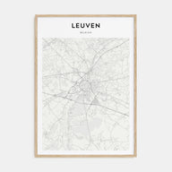Leuven Map Portrait Poster