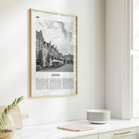 Leuven Print Black and White No 1, Leuven Wall Art Market, Leuven Poster, Leuven Photo, Leuven Wall Decor, Belgium, Louvain, Löwen