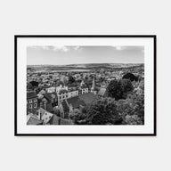 Lewes Landscape B&W Poster