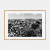 Lewes Landscape B&W Poster