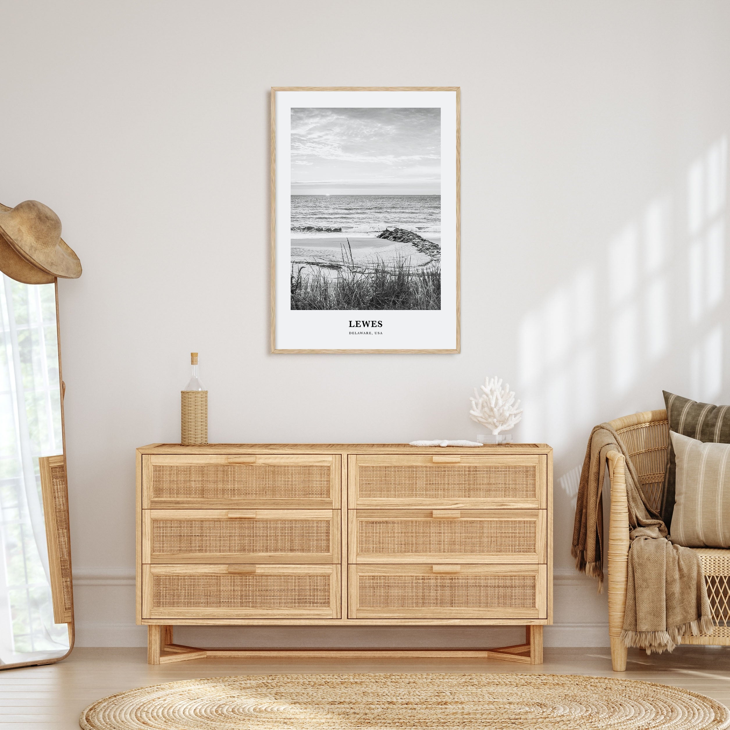 Lewes Portrait B&W Poster