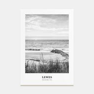Lewes Portrait B&W Poster
