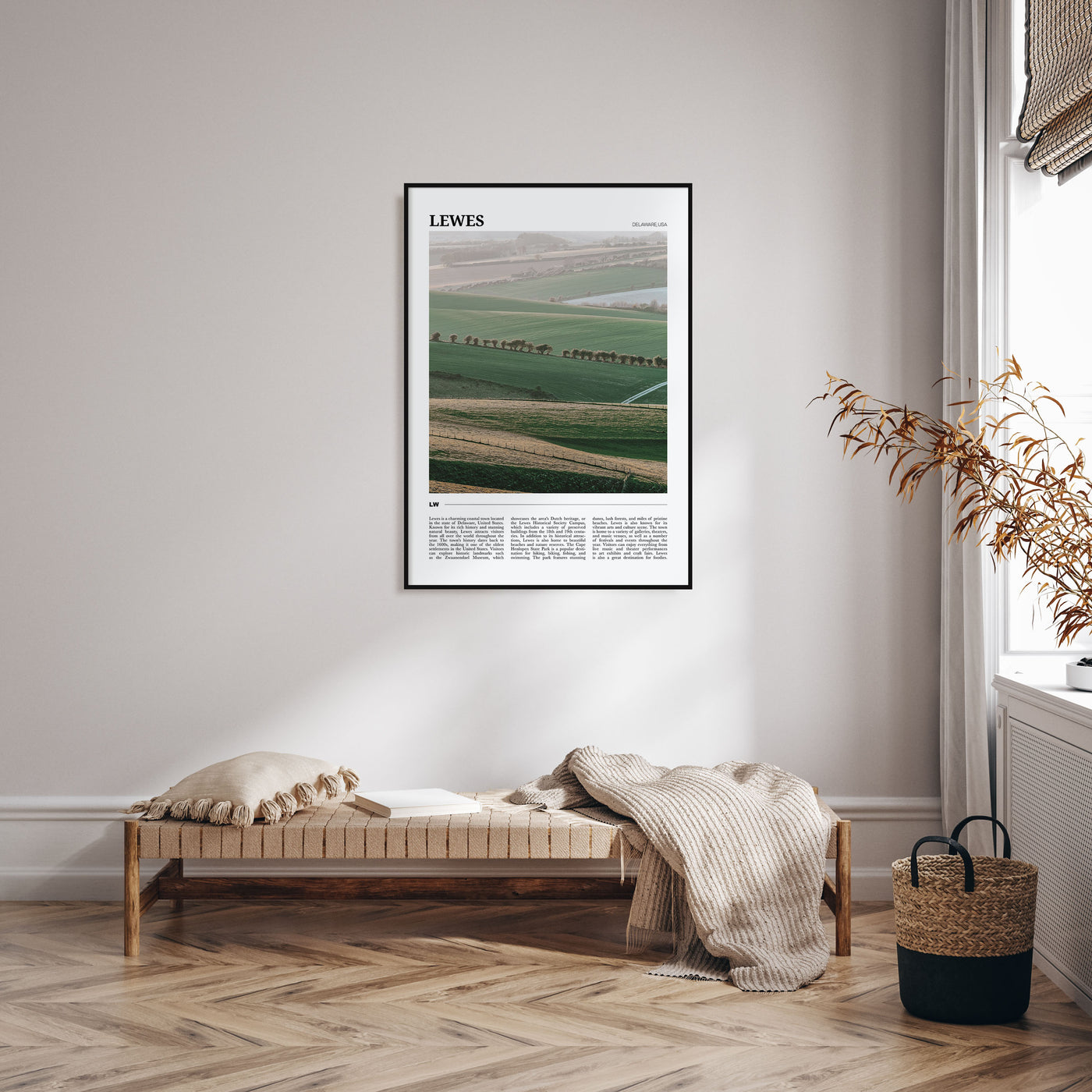 Lewes Travel Color Poster