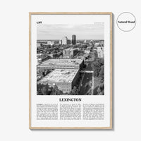 Lexington Print Black and White Kentucky, Lexington Wall Art, Lexington Poster, Lexington Photo, Lexington Wall Décor, United States