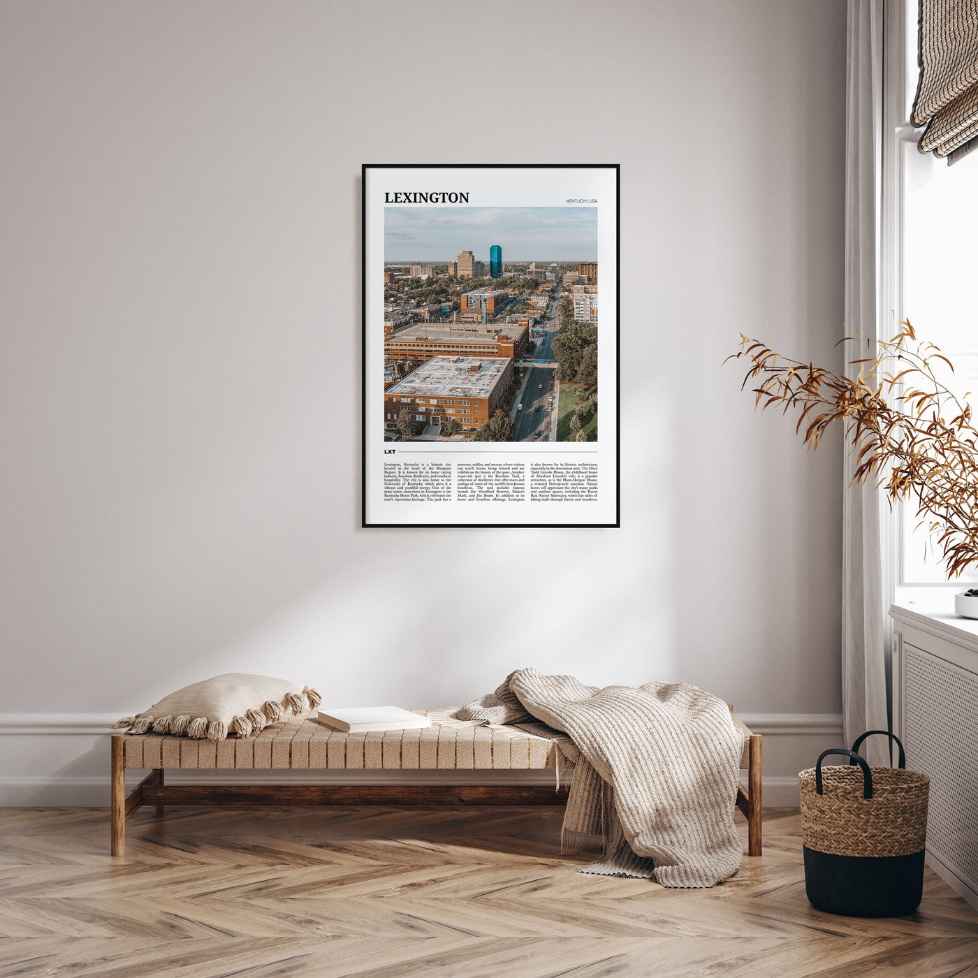 Lexington, Kentucky Travel Color Poster