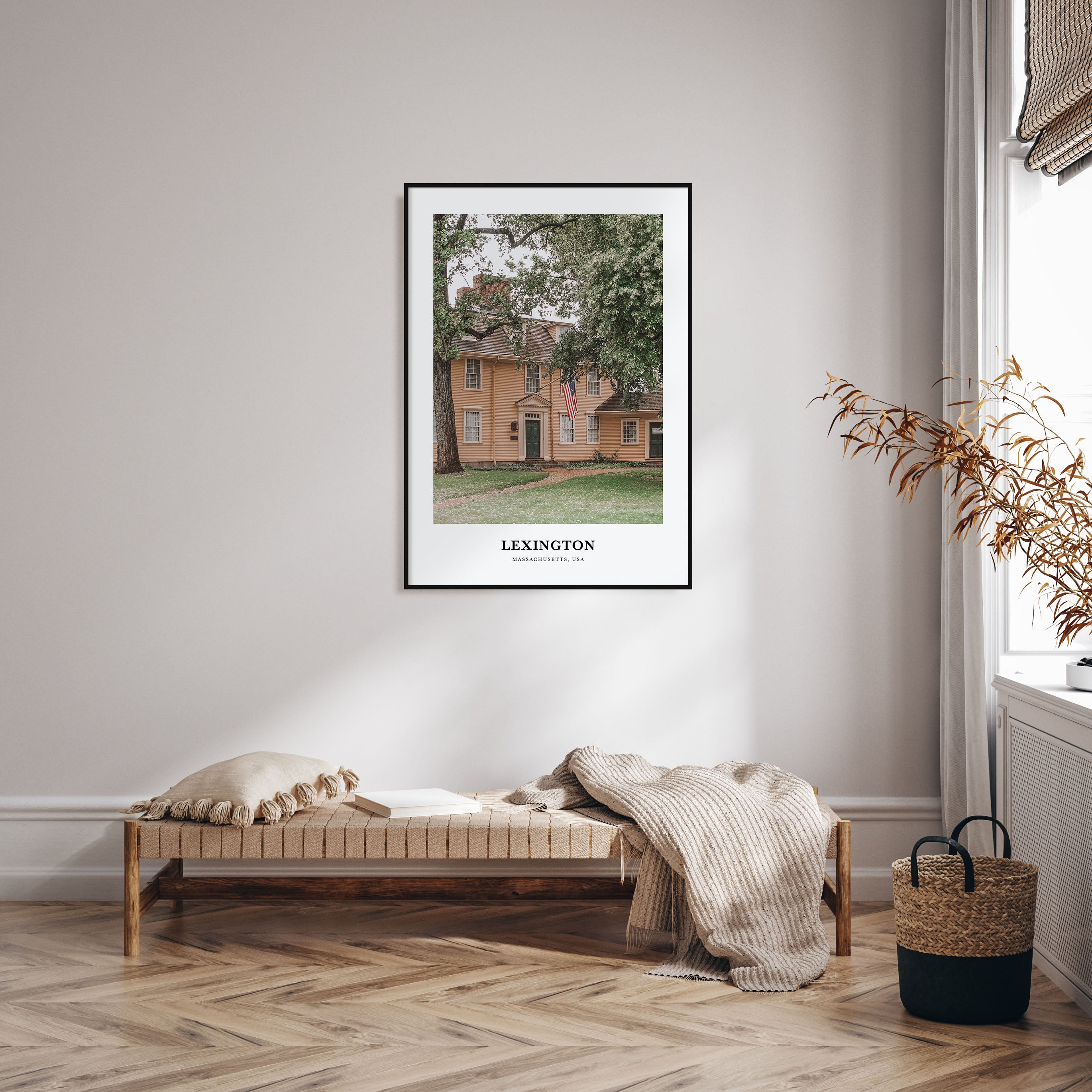Lexington, Massachusetts Portrait Color Poster