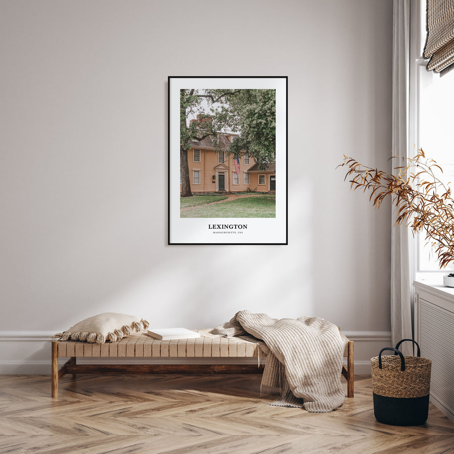 Lexington, Massachusetts Portrait Color Poster