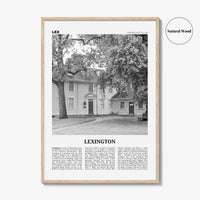 Lexington Print Black and White Massachusetts, Lexington Wall Art, Lexington Poster, Lexington Photo, Lexington Wall Décor, USA