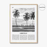 Libreville Print Black and White, Libreville Wall Art, Libreville Poster, Libreville Photo, Libreville Wall Décor, Gabon, Komo River, Africa