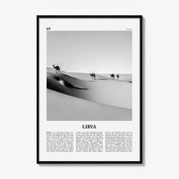 Libya Print Black and White, Libya Wall Art, Libya Poster, Libya Photo, Libya Wall Decor, Country Art Print,  دولة ليبيا Africa