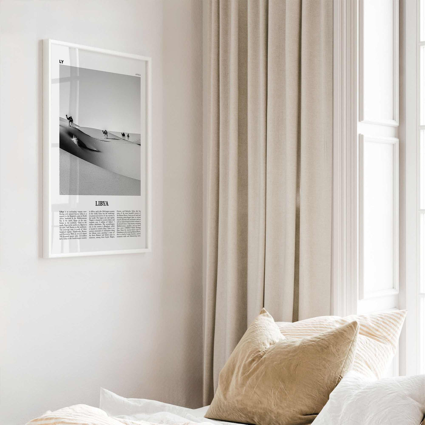 Libya Print Black and White, Libya Wall Art, Libya Poster, Libya Photo, Libya Wall Decor, Country Art Print,  دولة ليبيا Africa