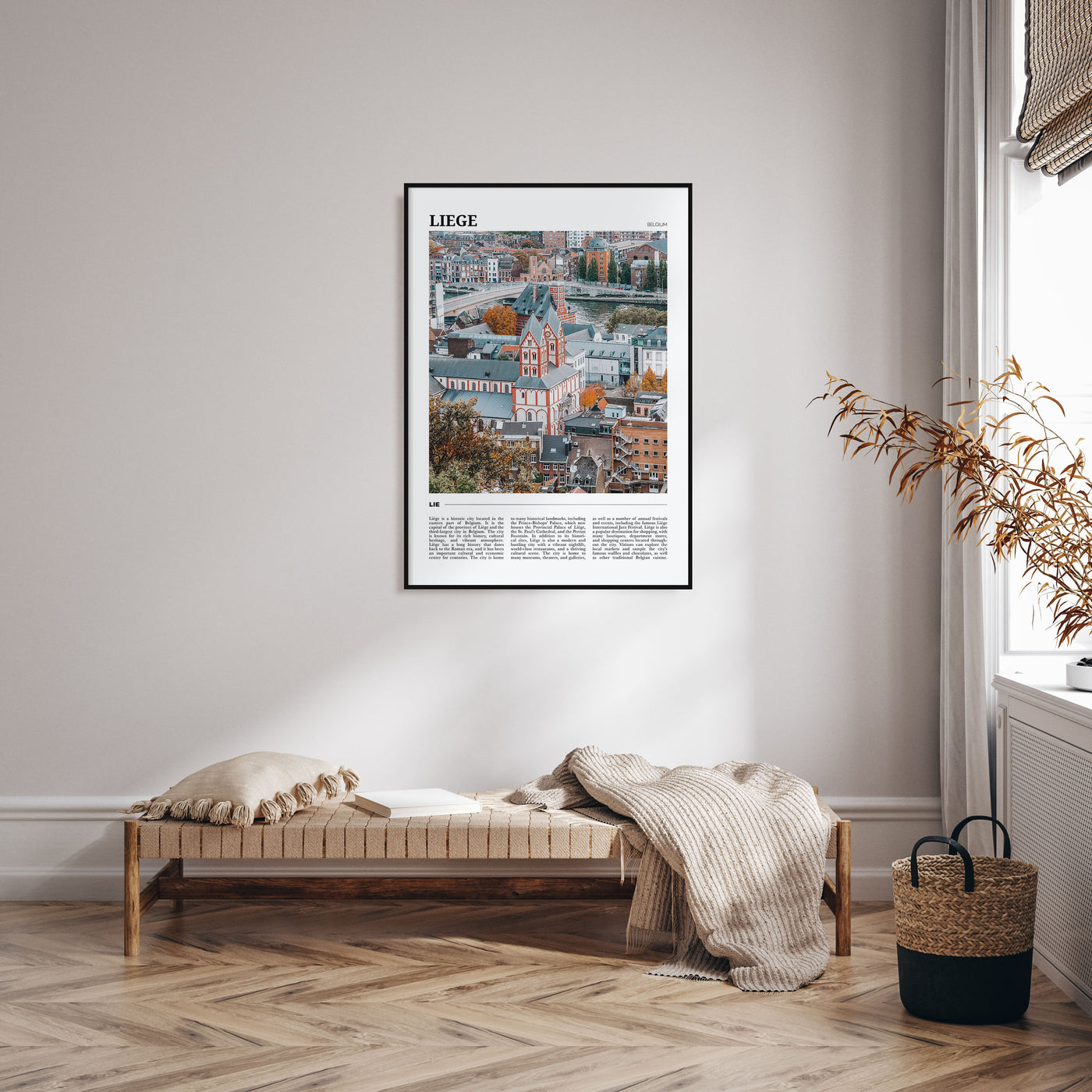 Liege Travel Color Poster