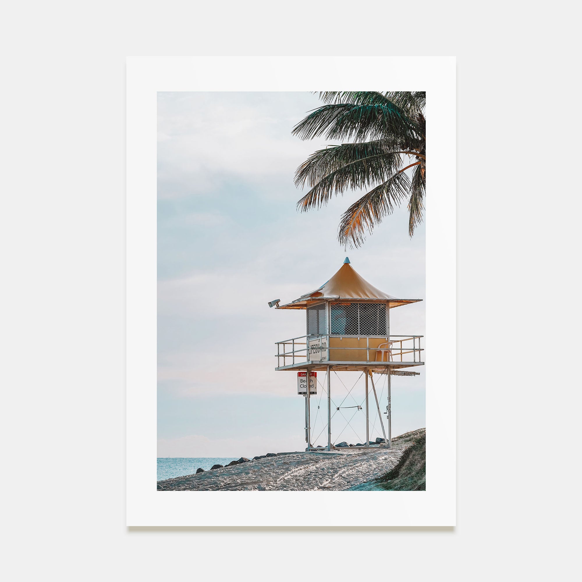 Lifeguard Stand Photo Color No 8 Poster