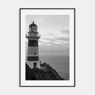 Lighthouse Photo B&W No 2 Poster