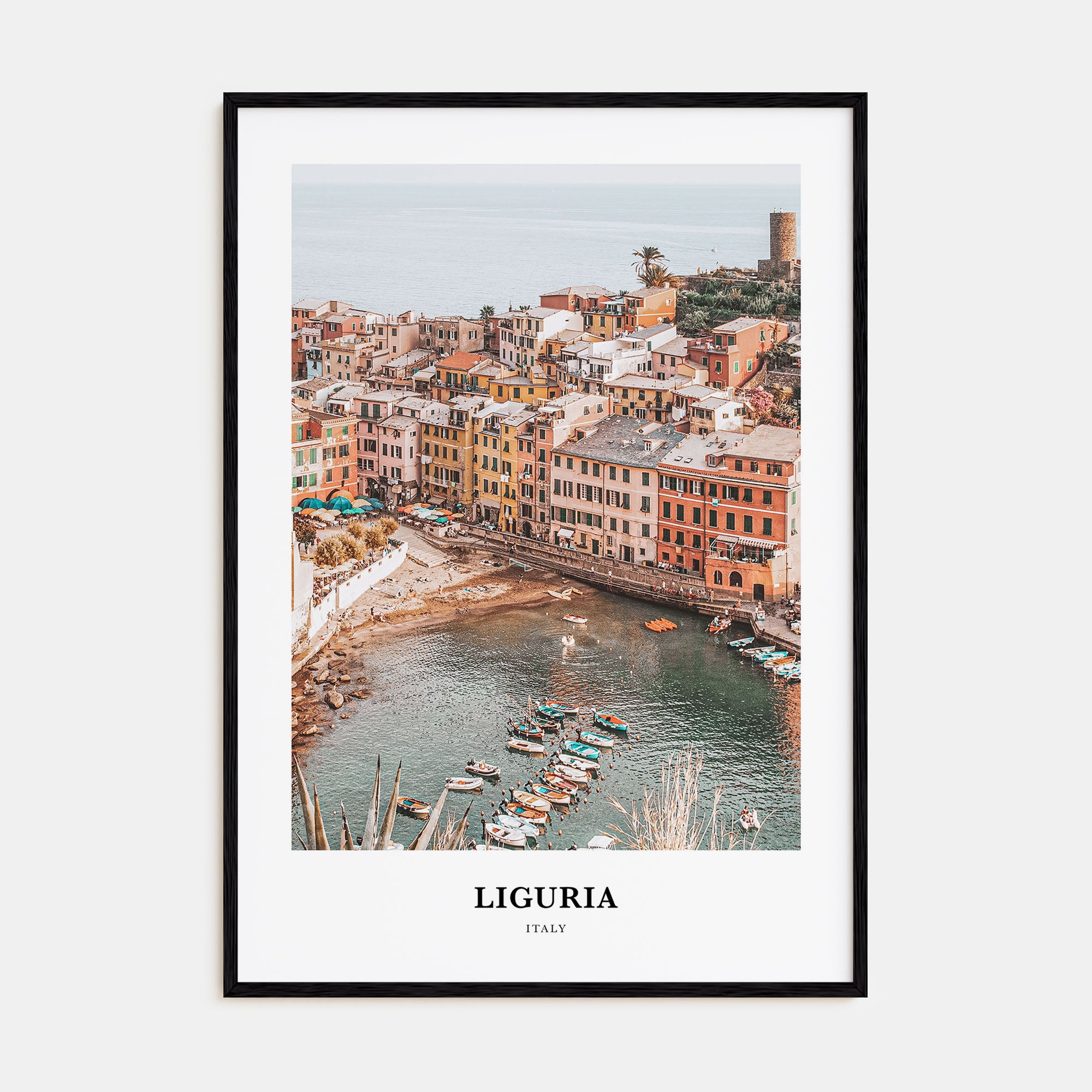Liguria Portrait Color Poster