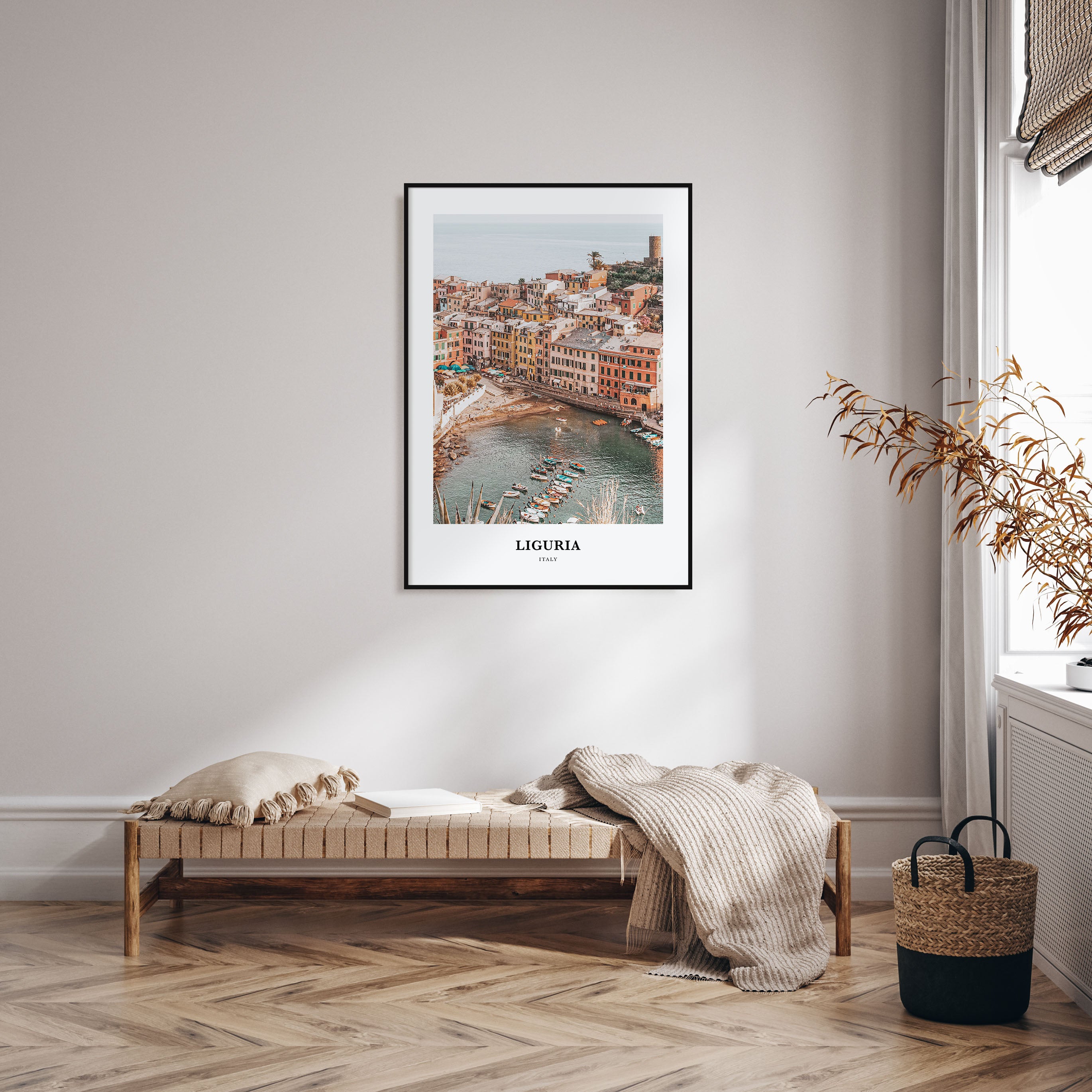 Liguria Portrait Color Poster