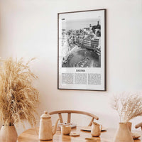 Liguria Print Black and White, Liguria Wall Art, Liguria Poster, Liguria Photo, Liguria Wall Décor, Liguria Map, Italy