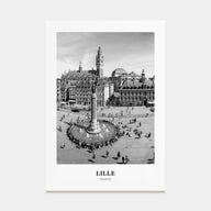 Lille Portrait B&W Poster