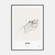 Lima Drawn Poster