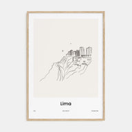 Lima Drawn Poster