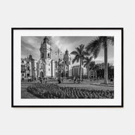 Lima Landscape B&W Poster