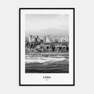 Lima Portrait B&W No 1 Poster
