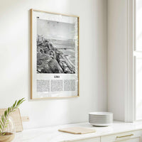 Lima Print Black and White No 1, Lima Wall Art, Lima Poster, Lima Photo, Lima Wall Decor, City Art Print, Peru, Perú, South America