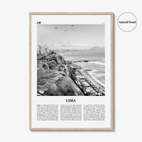 Lima Print Black and White No 1, Lima Wall Art, Lima Poster, Lima Photo, Lima Wall Decor, City Art Print, Peru, Perú, South America