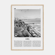 Lima Travel B&W No 1 Poster