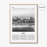 Lima Print Black and White No 2, Lima Wall Art, Lima Poster, Lima Photo, Lima Wall Decor, City Art Print, Peru, Perú, South America