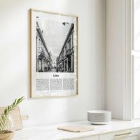 Lima Print Black and White No 3, Lima Wall Art, Lima Poster, Lima Photo, Lima Wall Decor, City Art Print, Peru, Perú, South America